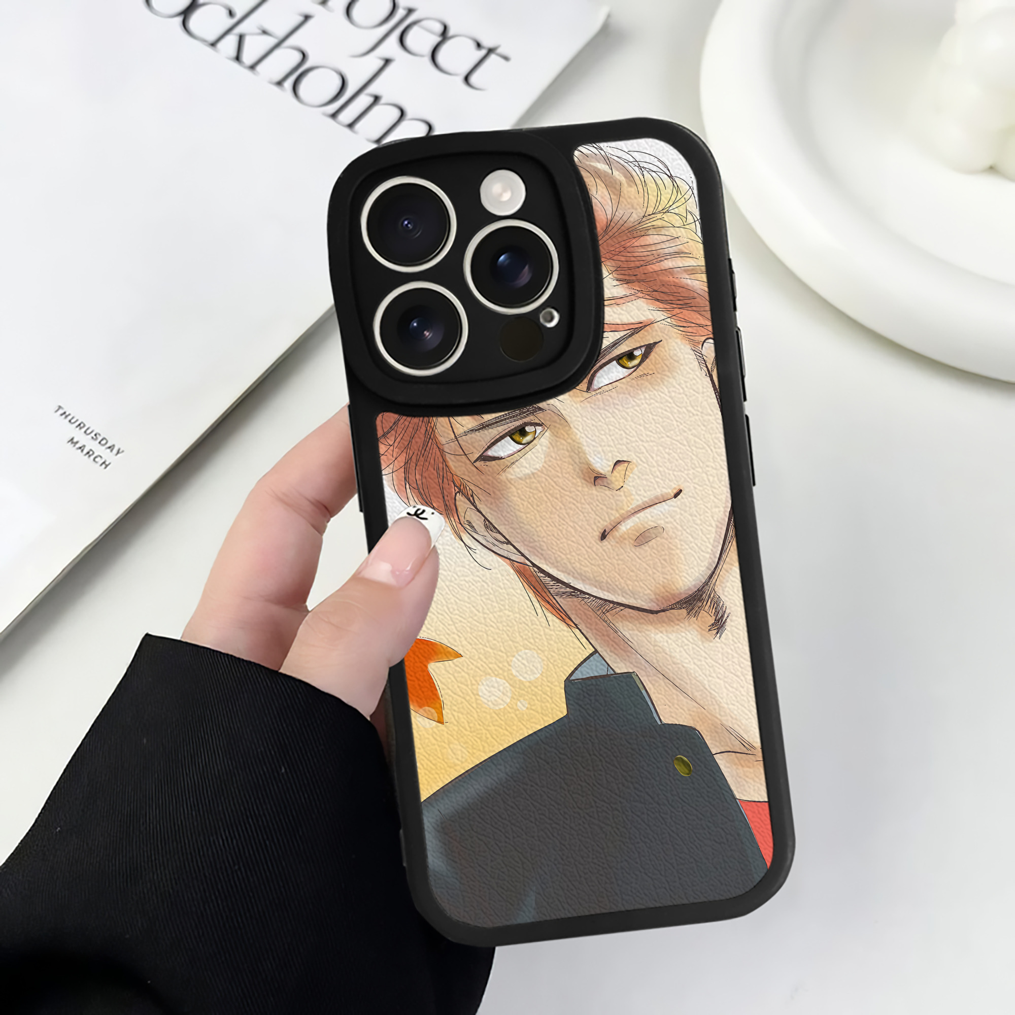 （画像用） SLAM DUNK／スラムダンク 【iPhone 16シリーズ対応】シリコンスマホケース（レザー調） 材質：シリコン